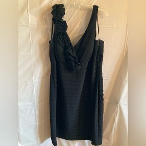 XScape Black Plus Size Black Cocktail Dress